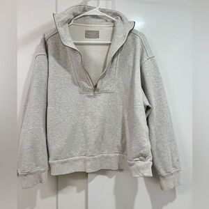 Everlane half zip sweatshirt